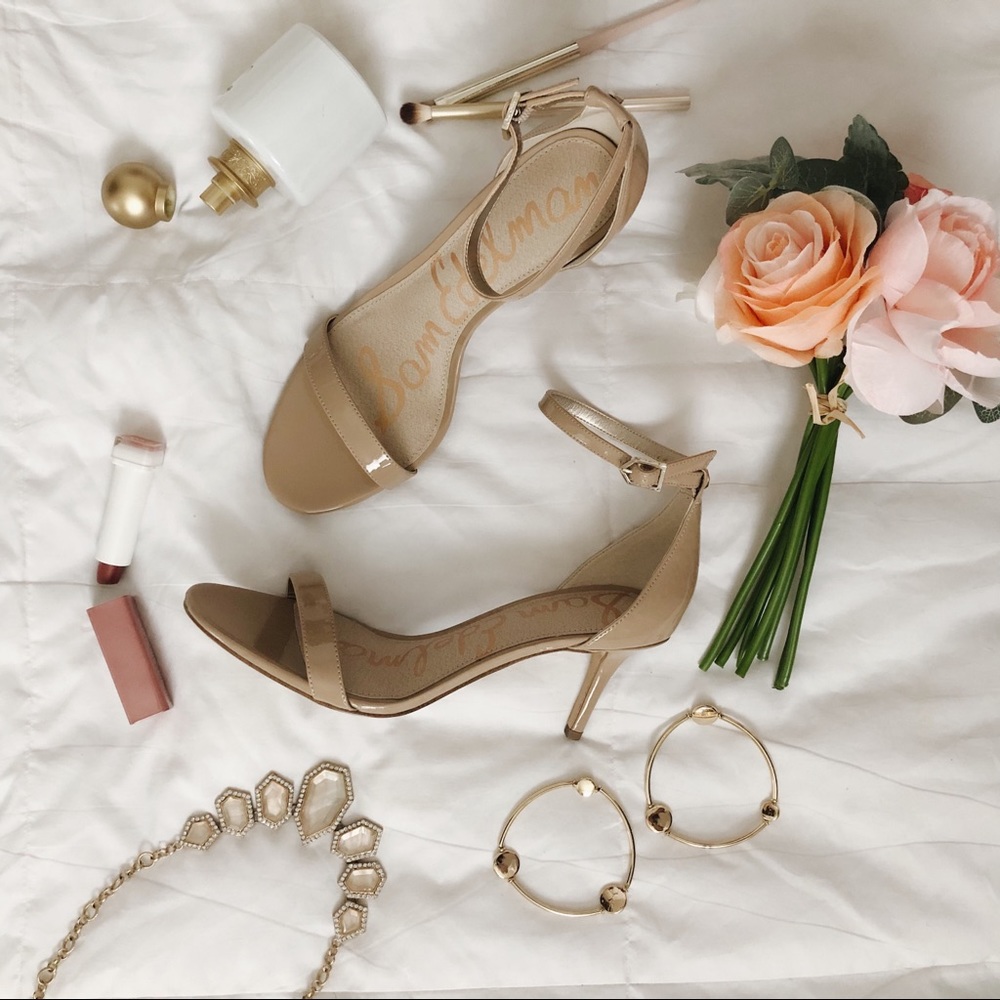 NIB Sam Edelman Size 7.5 Nude Heels